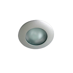 Indbygningsspot DL7501, GU10, IP64, rund, chrom matt