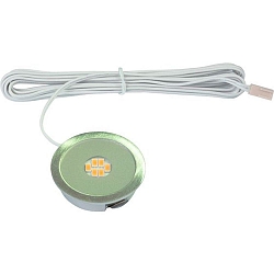 LED Indbygningsspot AR45-LED, 3W, 110�, 3000K, 165lm, IP44, rustfrit st�l