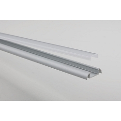 Aluminium Overflade Profil, 1m, P2-1, opal