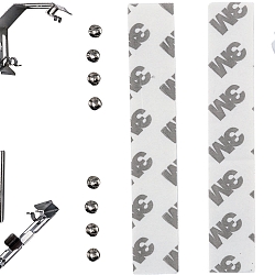 Heitronic LED Cabinet luminaire MECANO, warm white, 60cm, 9W