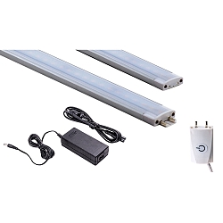 LED Skab armatur MECANO 1000mm Starts�t, 15W 3000K, 1000lm