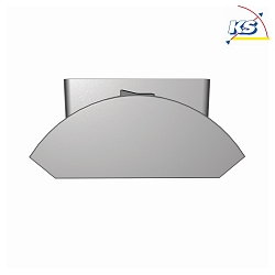 LED Cabinet luminaire DETMOLD 677mm, 8W, 120, 3000K, 450lm, IP20, not dimmable, silver / glass opal