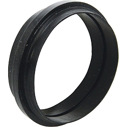 S�ler til jordspyd / V�gspot, 60mm, IP44, gummi, sort
