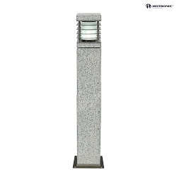 Udendrs Standerlampe LA MER, E27 maks. 20W, granit / rustfrit stl, seewasserbestndig, 70cm