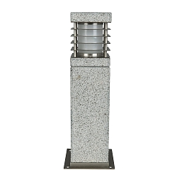 Udend�rs Standerlampe LA MER, E27 maks. 20W, granit / rustfrit st�l, seewasserbest�ndig, 40cm