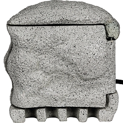 Energidistribut�r PIEDRA, 4-fold, med radio fjernbetjening, 250V/10A, 1200W, IP44, gr�