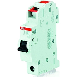 ABB Liniebeskyttelsesafbryder, 1-polet, 16A, B karakteristisk, DIN VDE 0641, S 201 S-B 16, IP20, gr�
