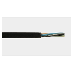 Gummir�r H05RR-F 2x0,75, 50m, sort