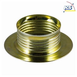 ISO screw ring metal, E14, brass