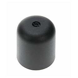 Plastic baldakin, �/H:65/71mm, sort