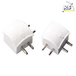 Corner connector for MICANO Under cabinet luminaire, left + right