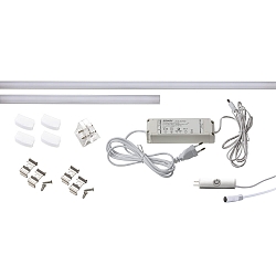 LED Skab armatur MICANO Starts�t 300mm + 600mm, 110�, 5W, 9W, 3000K, IP20