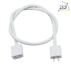 Connection cable for MICANO Under cabinet luminaire, 500mm, 2x0,5mm, between luminaire/luminaire