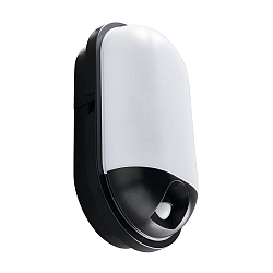 LED Wall luminaire TOLEDO PIR Outdoor luminaire, 20W, 4000K, 1400lm, IP65, black
