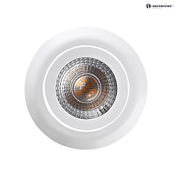 LED Recessed spot DL7202, 82mm, 110, 5W, 3000K, 380lm, IP20, swiveling, white