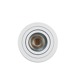 Overflademonterede spotlight ADL9001, rund, GU10, IP20, 25� drejelig, hvid