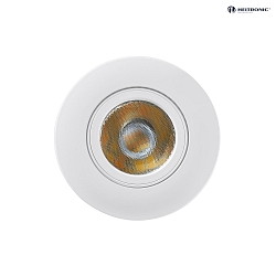 LED Recessed spot DL8002 round swivelling 38 white 8,5W 720lm IP65 2700K + 4000K dimmable