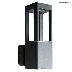 outdoor wall luminaire TOSKANA II square, switchable, set back IP65, anthracite 