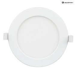 ceiling recessed luminaire LE MANS round IP44, white dimmable