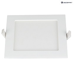 ceiling recessed luminaire LE MANS square IP44, white dimmable