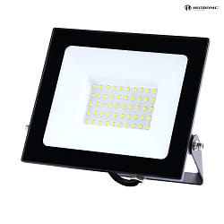 floodlight BOLTON 2.0 with open cable, switchable IP65, black 