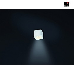 LED Loftlampe OSO LED Lampe til bad, firkantet, IP44, hvid matt