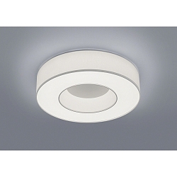 LED Loftlampe LOMO LED, IP20 hvid matt / sk�rm hvid
