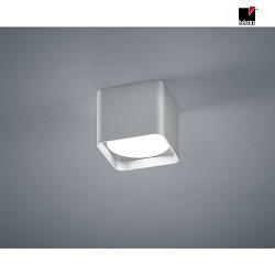 LED Loftlampe DORA LED, firkantet, IP20, slv matt