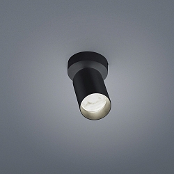 Spot RIWA 1-flamme IP20, sort mat d�mpbar
