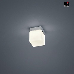 LED Loftlampe KETO LED Lampe til bad, firkantet, IP44, chrom