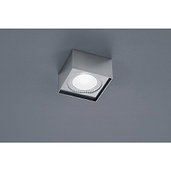 LED Loftlampe KARI LED, firkantet, IP30, nikkel matt