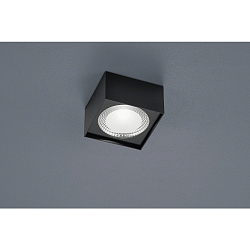 LED Loftlampe KARI LED, firkantet, IP30, sort matt