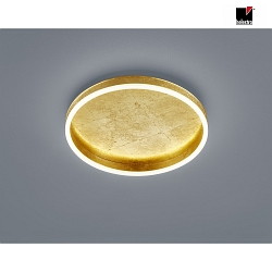LED Ceiling luminaire SONA LED, round, IP20, gold leaf