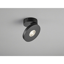 LED Loftlampe GOTO LED Downlight, IP54, sort matt