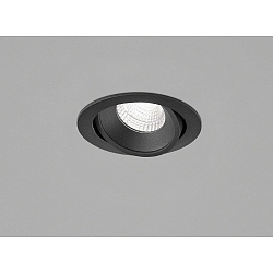LED Loftindbygningsspot SID LED, IP65, sort matt