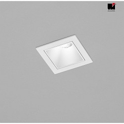 LED Ceiling recessed luminaire PIC LED, square, 2700K, IP20, white / inside white