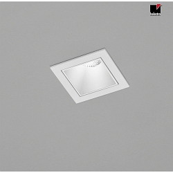 LED Ceiling recessed luminaire PIC LED, square, 3000K, IP20, white / inside white