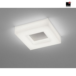 LED Vg-/Loftlampe COSI LED Lampe til bad, IP30, nikkel matt