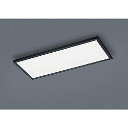 Loftlampe RACK IP20, satin, sort mat d�mpbar