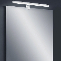 LED V�glampe GAIA 49 LED Spejllampe IP 44 chrom
