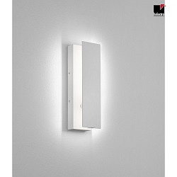 LED Wall luminaire DEX LED, IP20, white matt - aluminum polished