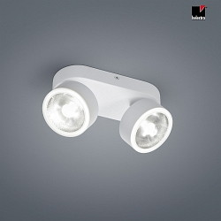 LED Loftlampe PAX LED Spot, 2-flammer, IP20, hvid matt