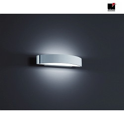 LED Vglampe YONA LED, 27,5cm, IP20, aluminium poleret-hvid matt
