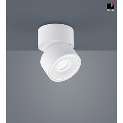 ceiling luminaire NAKA 1 flame, adjustable IP20, white matt dimmable