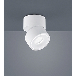 Loftlampe NAKA 15W 1-flamme, justerbar IP20, hvid mat d�mpbar