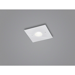 Loftlampe NOMI 1-flamme, firkantet LED IP20, hvid d�mpbar