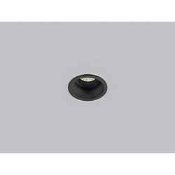 Indbygnings loftlampe NESO svingbar GU10 IP20, sort mat 