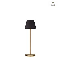 Table lamp base MOULIN, height 36cm, without shade, 1x G9, cable switch, ML Brass - Bronze