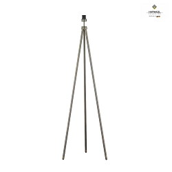 Floor lamp TILDA, height 147cm, with cord dimmer, cable routing through the rod, E27, without shade, ML Terra