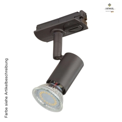 Spotlight SKY for MULTICOLOR-SYSTEM 20, rotatable & swiveling, for GU10 LED (excl.), incl. adaptor, white